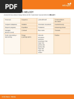 Eduqas 01 Melody Answers