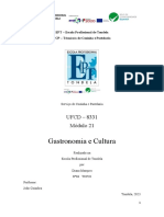 Gastronomia e Cultura: UFCD - 8331 Módulo 21