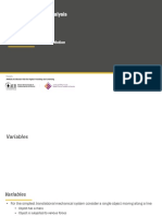 Transactional Mechanical Motion - Variables