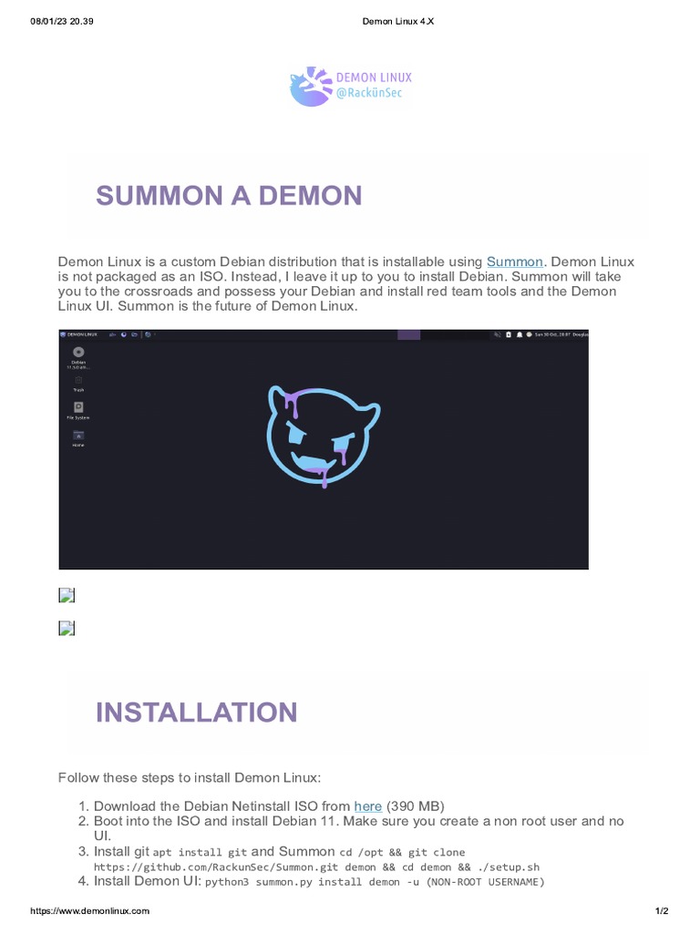 Demon Linux 4 | PDF