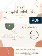 Past Simple (Indefinity)