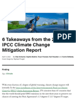 Top IPCC Climate Change Mitigation Report Findings - World Resources Institute