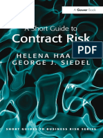 A Short Guide To Contract Risk (2013)