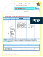 1º E1 S3 Sesion D2 Mat Los Números 1, 2, 3