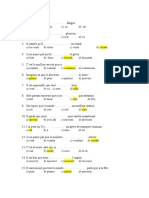 Subjonctif and 2013 Paper