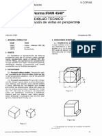 Norma IRAM 4540 - Vistas en perspectiva