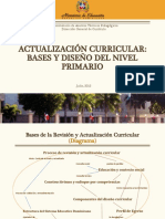 Actualización Curricular- Bases y Diseño del Nivel Primario