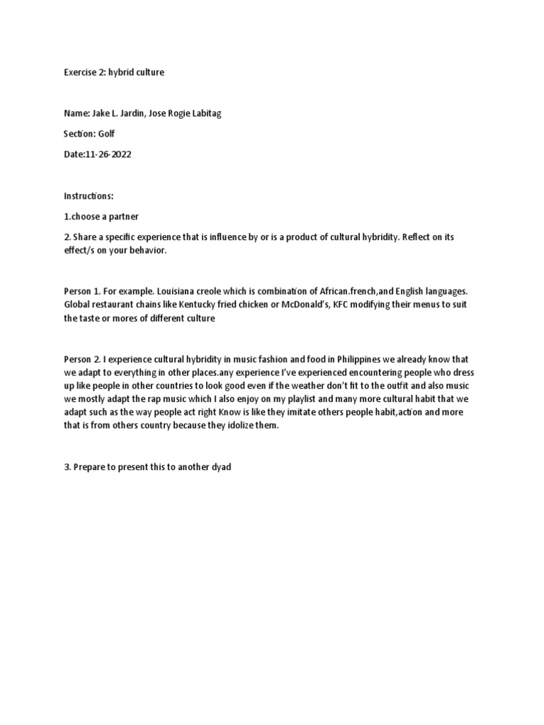 Exercise 2 pdf