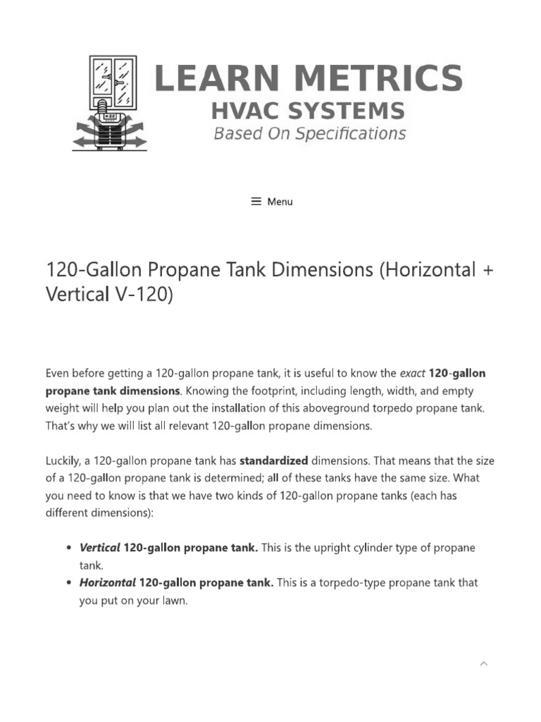 120 gallon propane tank dimensions horizontal vertical v 120 pdf