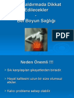 Boyun Ve Bel Sağliği (Sunum)