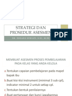 PERTEMUAN 6 Dan 7 STRATEGI DAN PROSEDUR ASESMEN