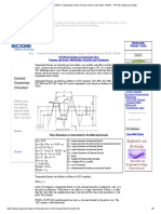 External ISO Metric Trapezoidal Screw Threads Table Chart Sizes TR320 - TR1120 - Engineers Edge