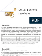 IAS 36 - Exercitii Rezolvate