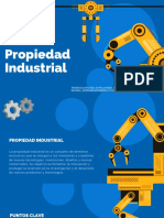 Presentación Proyecto Industrial Mecanizado Ilustraciones Azul y Amarillo