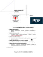 Evaluación de Desempeño Definición y Conceptos Básicos