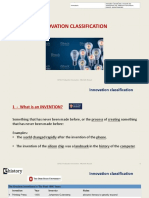 COURS 7 Innovation Classification