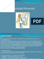 Identidad Personal