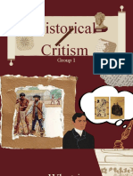 Historical Critism