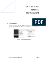 Panduan Mapinfo Lengkap Versi 8 5 PDF