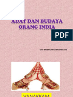 BUDAYA ORANG INDIA