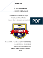 Makalah: Untuk Memenuhi Salah Satu Tugas Mata Kuliah Hukum Perdata Dosen: Dr. Hj. Kamsilania Kamma SH - MH