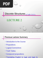 Discrete Structure Lecture 2