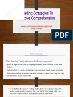 Reading Strategies To Improve Comprehension