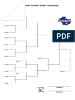 2021-2022 GHSA SlowPitch-Softball Sectional Brackets