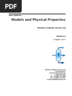 User Guide For Models and Physical Properties - Multiflash 4.3