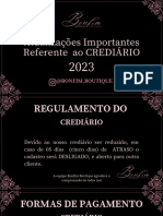 Regulamento Crediário 2023