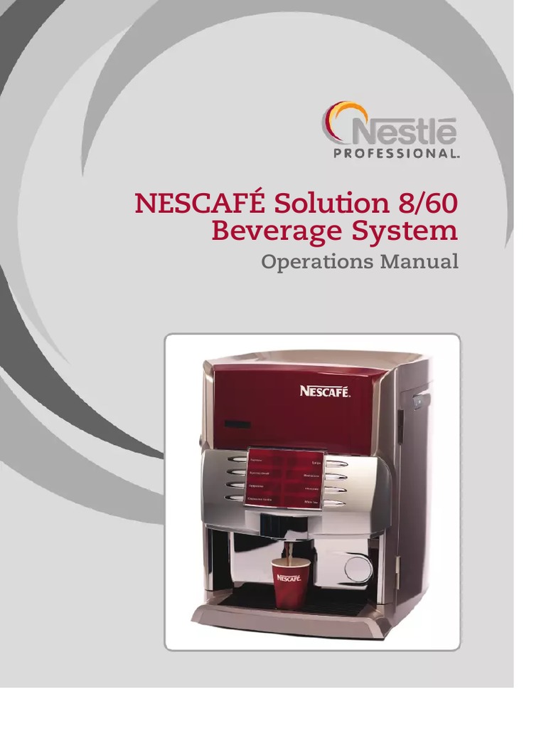 Manual de Usuario Nescafé Alegria 860 Instant (16 Páginas) PDF