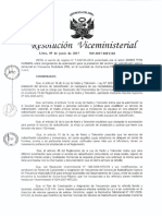 Resolución Viceministerial: 0.911LICA DEL P%