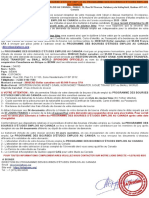 Information de Dépôt de Dossier Bourse D'étude Emploi - Pbeec 2023-2024