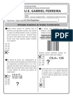 Prova de Combinatória