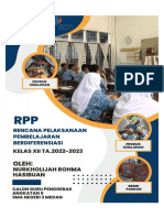 RPP Berdiferensiasi - Kelas Xii - Prakarya - Produk Kerajinan Pasar Lokal - Nurkholijah Rohma Hasibuan S.PD