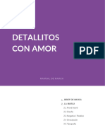 Manual de Marca - Detallitos Con Amor