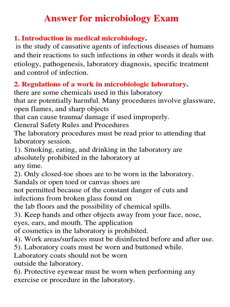Microbiology Exam (Answers) 2 | PDF | Virus | Bacteriophage