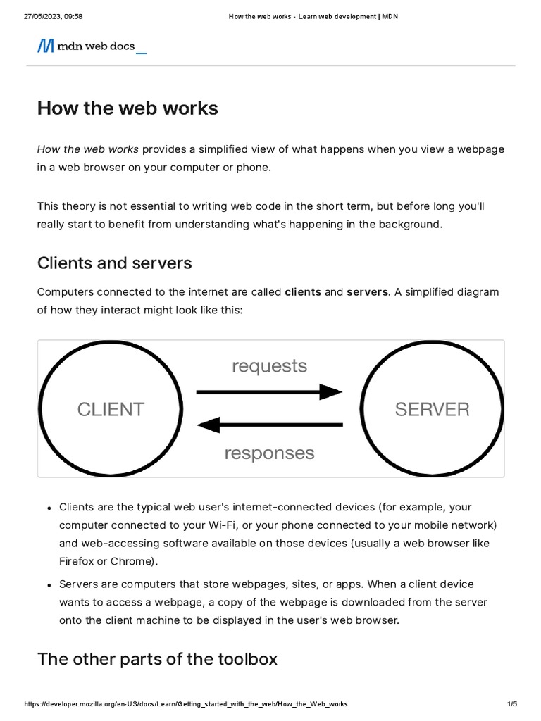 How the web works pdf world wide web internet web