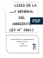 PDF Analisis de Ley General Del Ambiente Compress