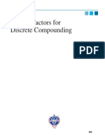 Interest Factors For Discrete Compounding222
