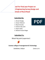 A Proposal For Final Year Project On Detailed Engineering Survey