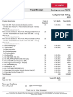 Travel Receipt - R36IPE