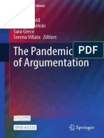 The Pandemic of Argumentation: Steve Oswald Marcin Lewiński Sara Greco Serena Villata Editors