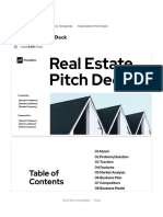 Real Estate Pitch Deck Template
