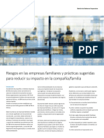 Riesgos en Las Empresas Familiares y Practicas Sugeridas