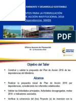 Taller Dependencias Formulación Plan de Acción 2016 VF Dbbse