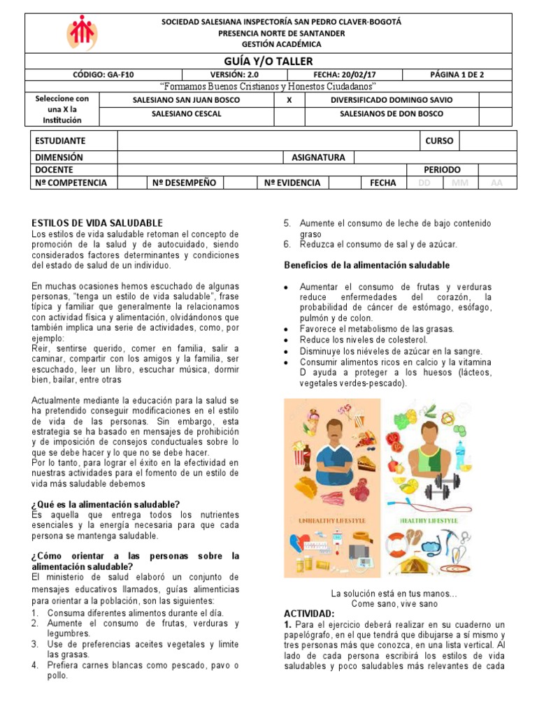 Estilos de Vida Saludable para Niños | PDF | Leche | Alimentos