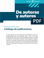 Proyecto de Autoras y Autores - CATÁLOGO 2021-2022