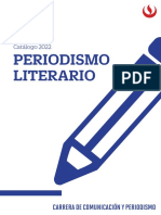 Catálogo de Periodismo Literario 2022