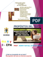 6to a- b Propósitos Del Texto